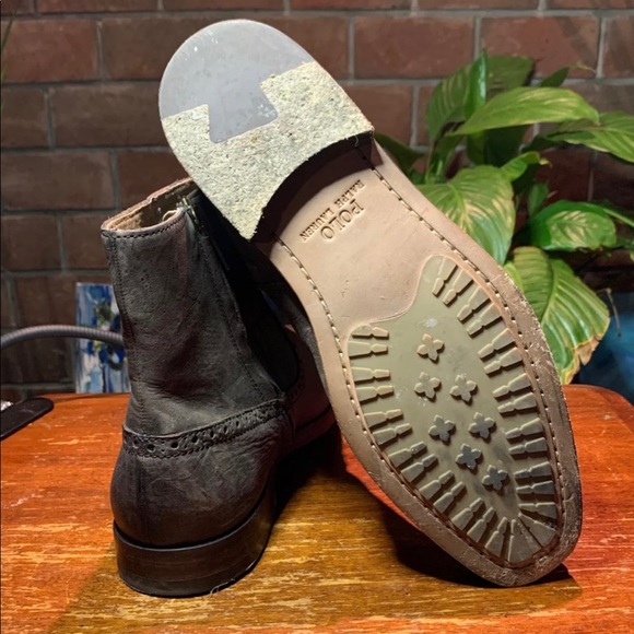 Polo ralph lauren boots sz - Picture 2 of 4